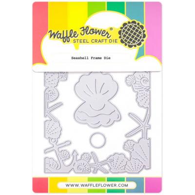 Waffle Flower Die - Seashell Frame